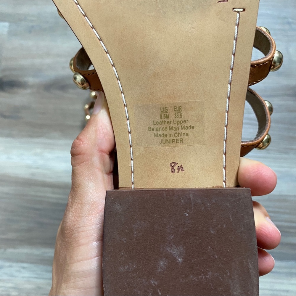 Sam Edelman Studded Juniper Heeled Sandals sz 8.5 - Picture 7 of 13